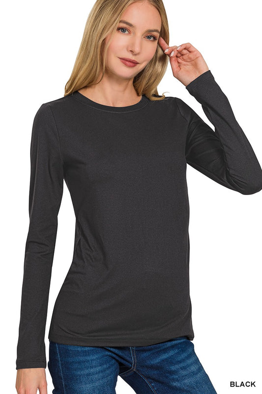 Black long sleeve basic