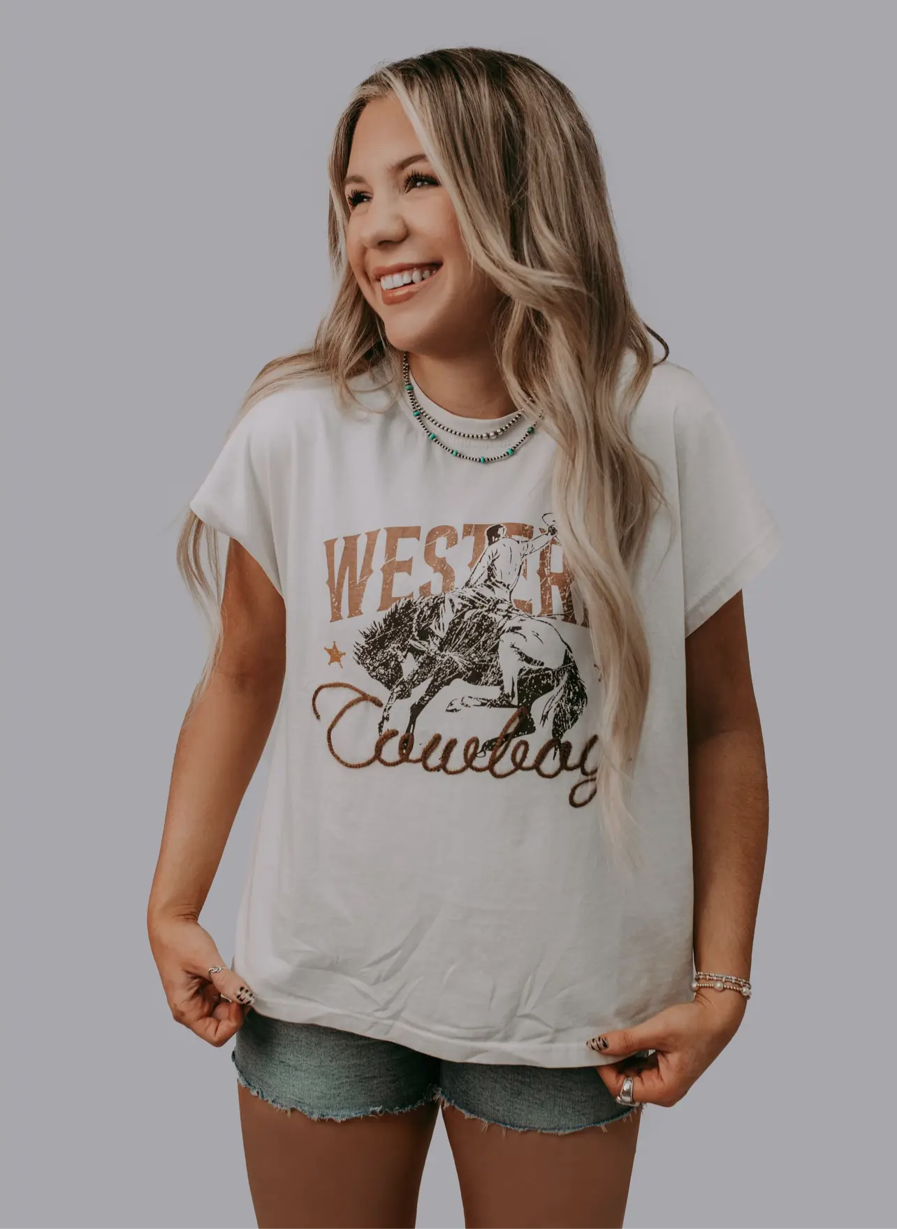 Western cowboy tee