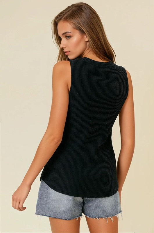 Skylar zip up tank