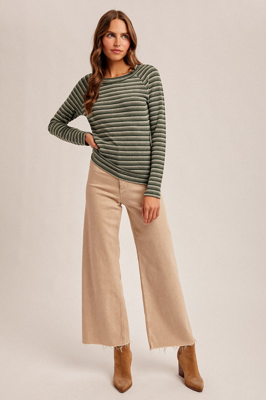Hem and Thread Hunter striped top