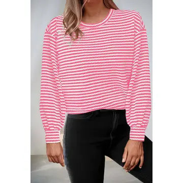 Hannah hot pink top