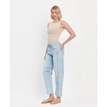 Flying Monkey high rise barrel jeans
