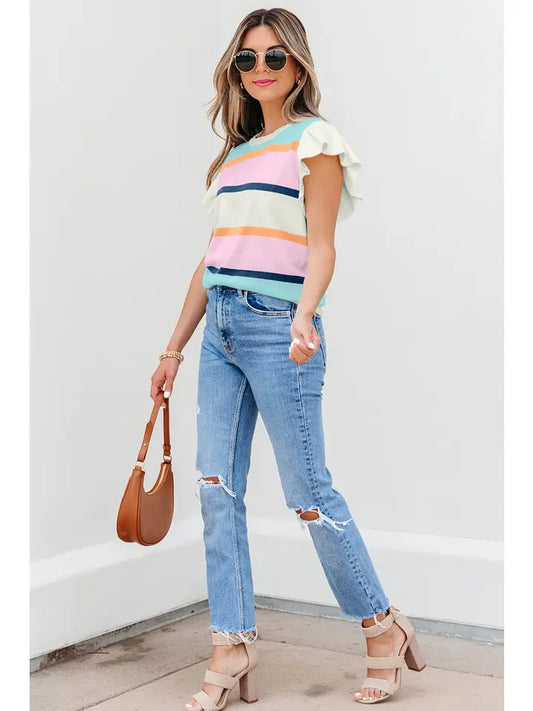 Jenna striped top