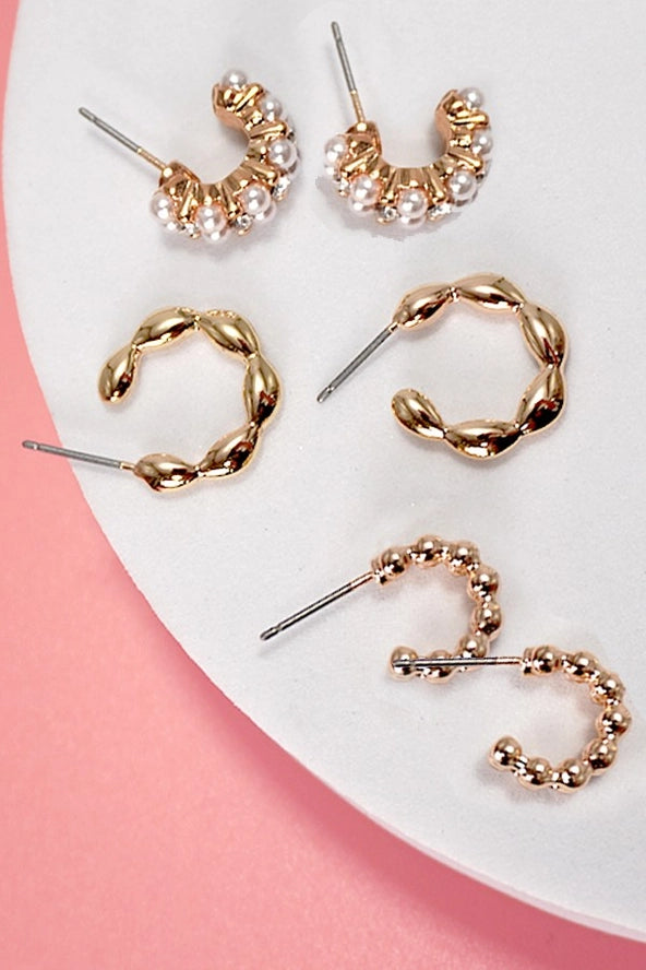 Trio Earring Set