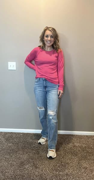 Waffle knit top