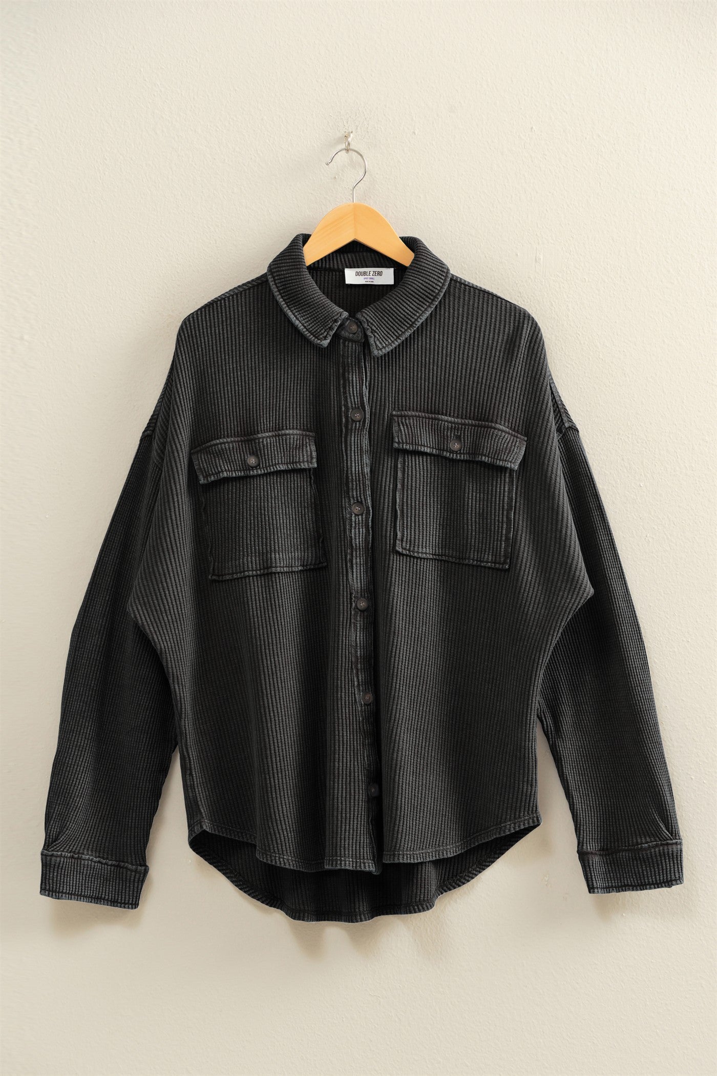 Jenny waffle knit shacket