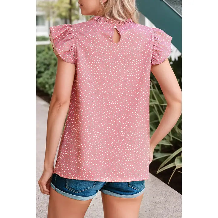 Palmer polka dot blouse