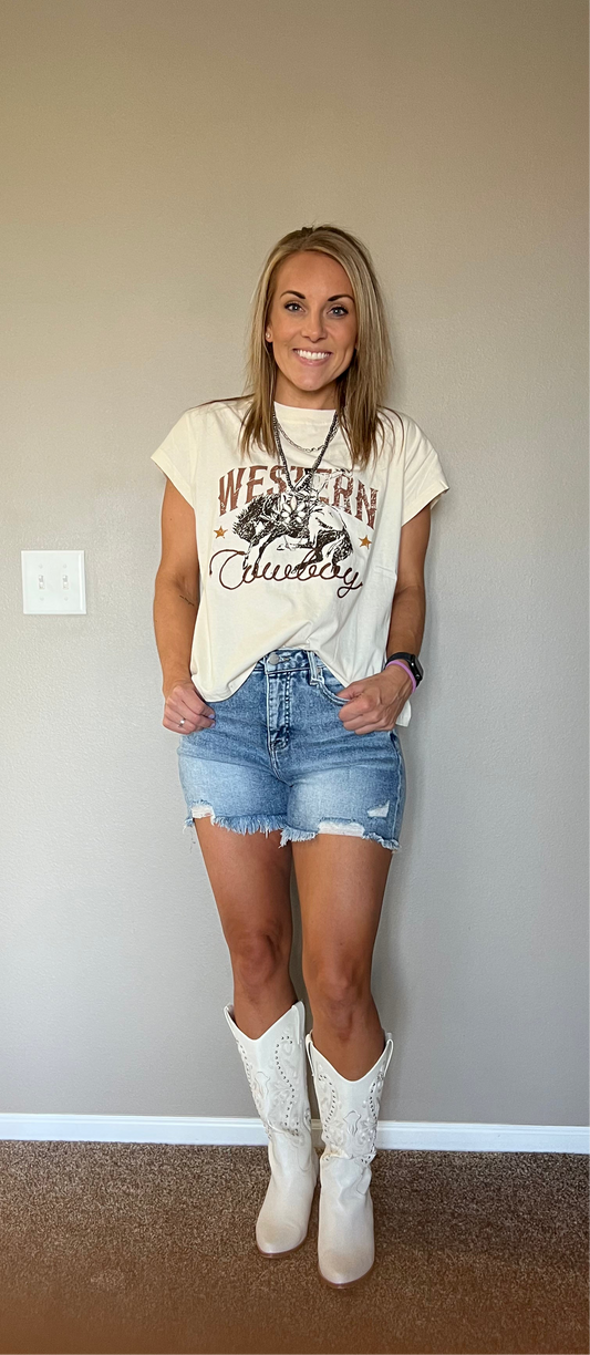 Western cowboy tee