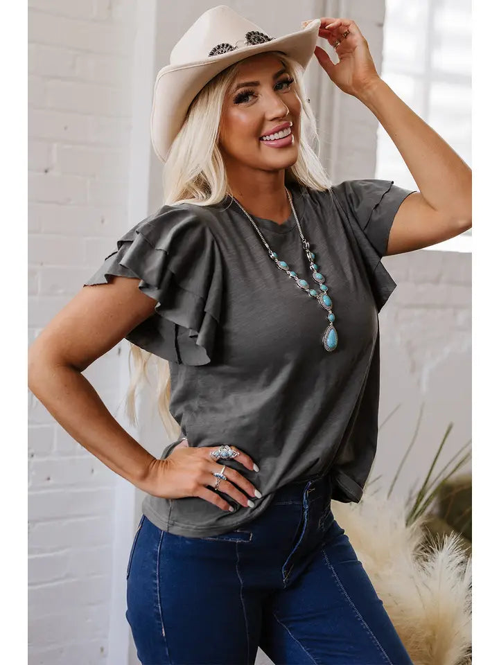 Chelsea charcoal top