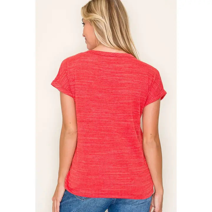 Tessa textured knit top