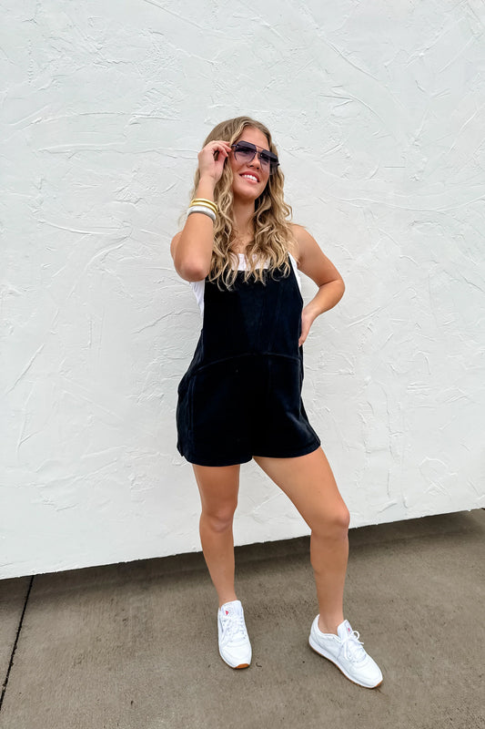 Becca black romper