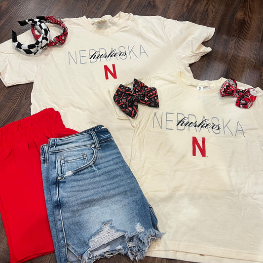 Women’s and youth girls Nebraska tee