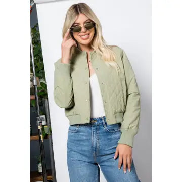 Bailey bomber quilted jacket