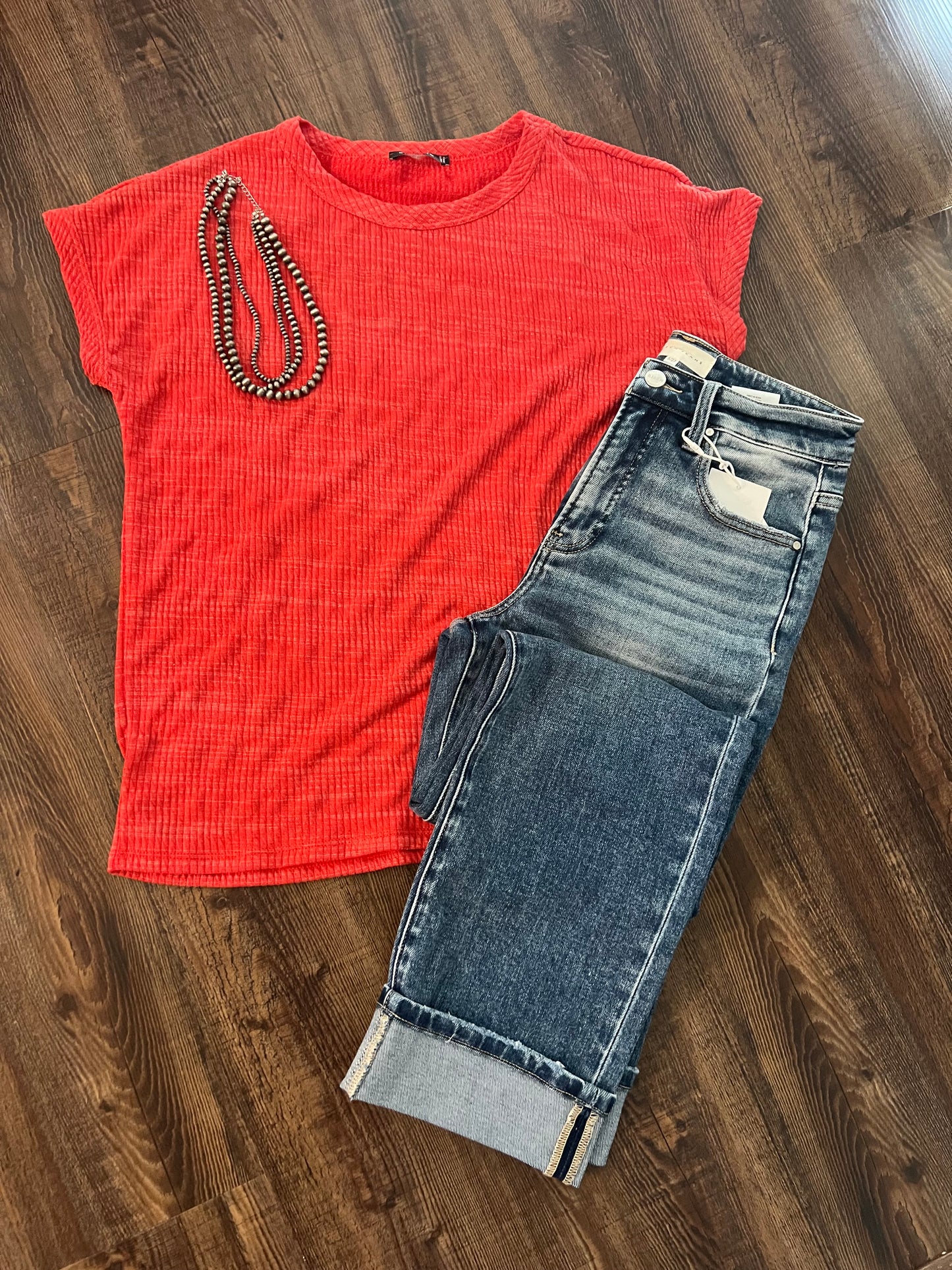 Tessa textured knit top