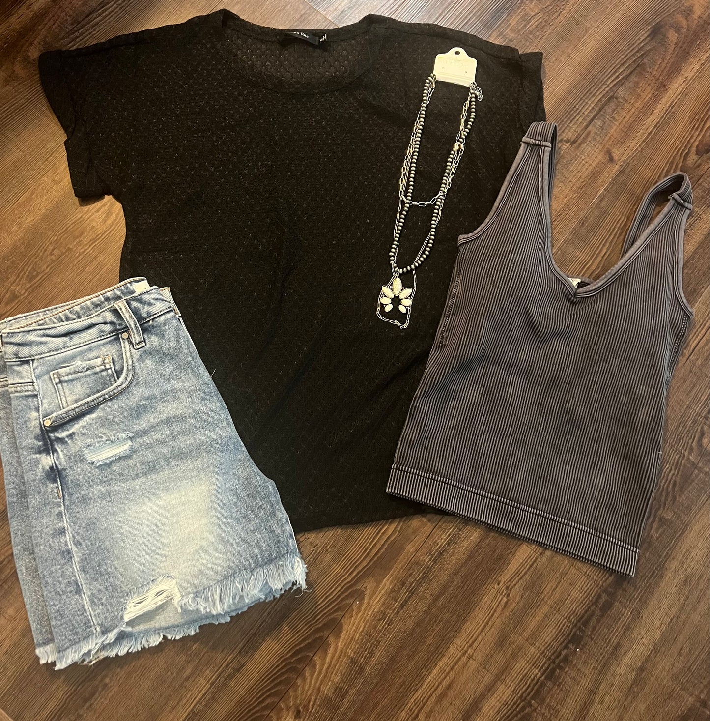 Lennon knit textured top