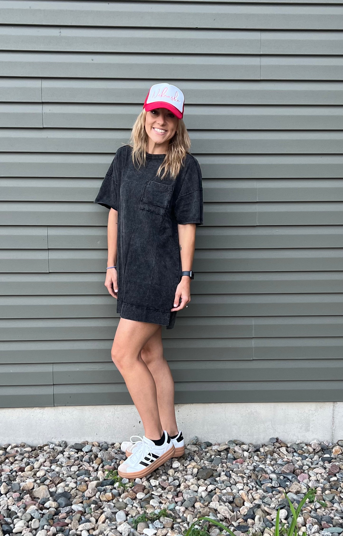 Bex black tshirt dress