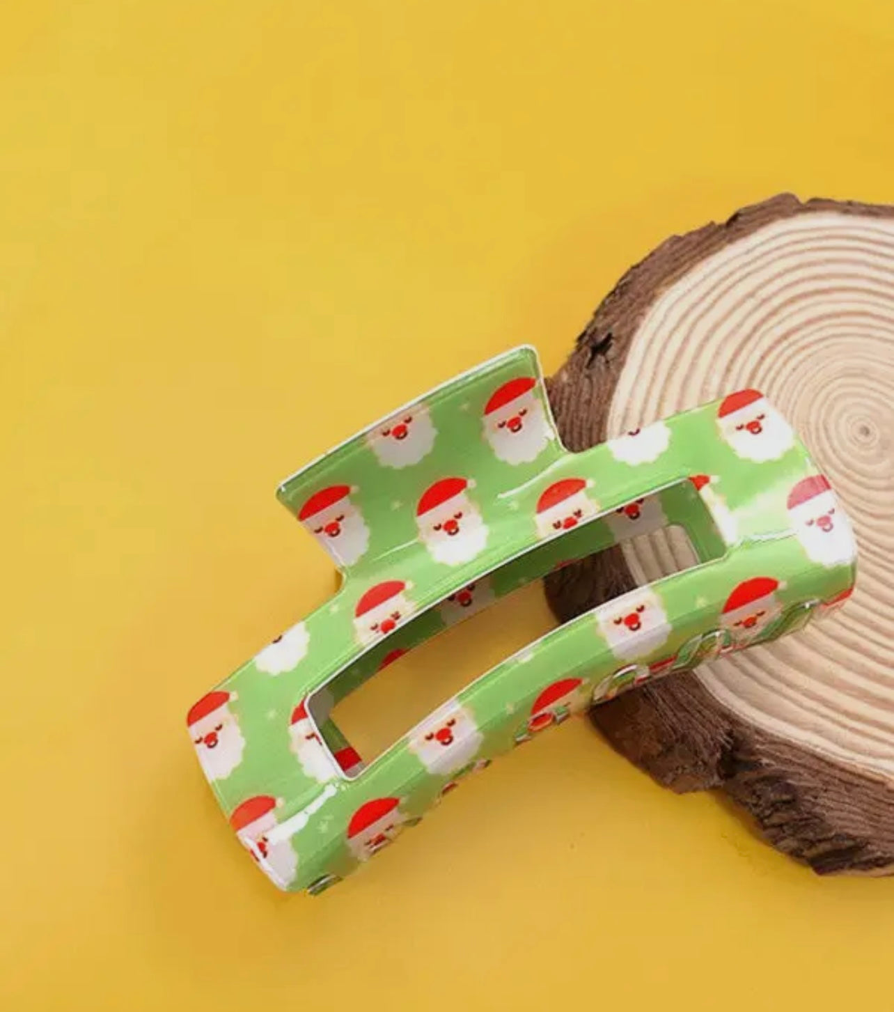 Christmas claw clips