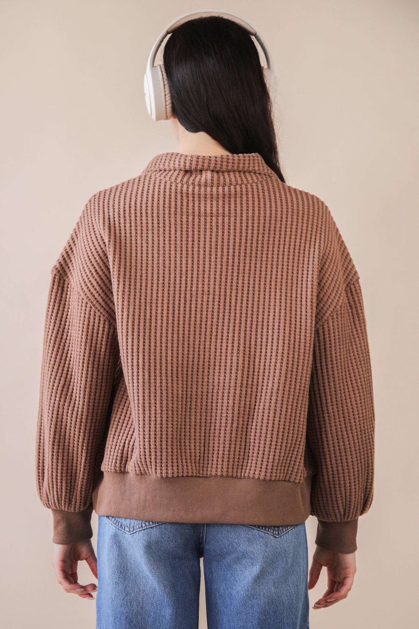 Waverly Waffle knit top