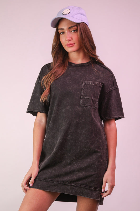 Bex black tshirt dress