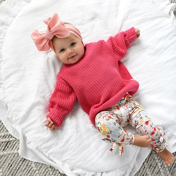 Deep pink sweater