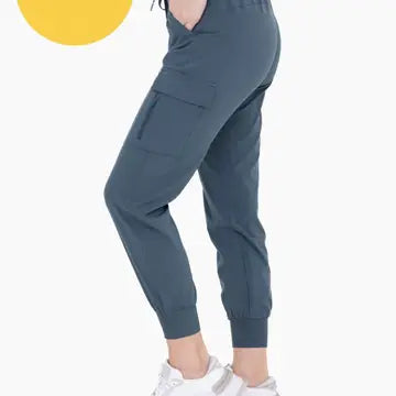 Mono B midnight navy curvy active joggers