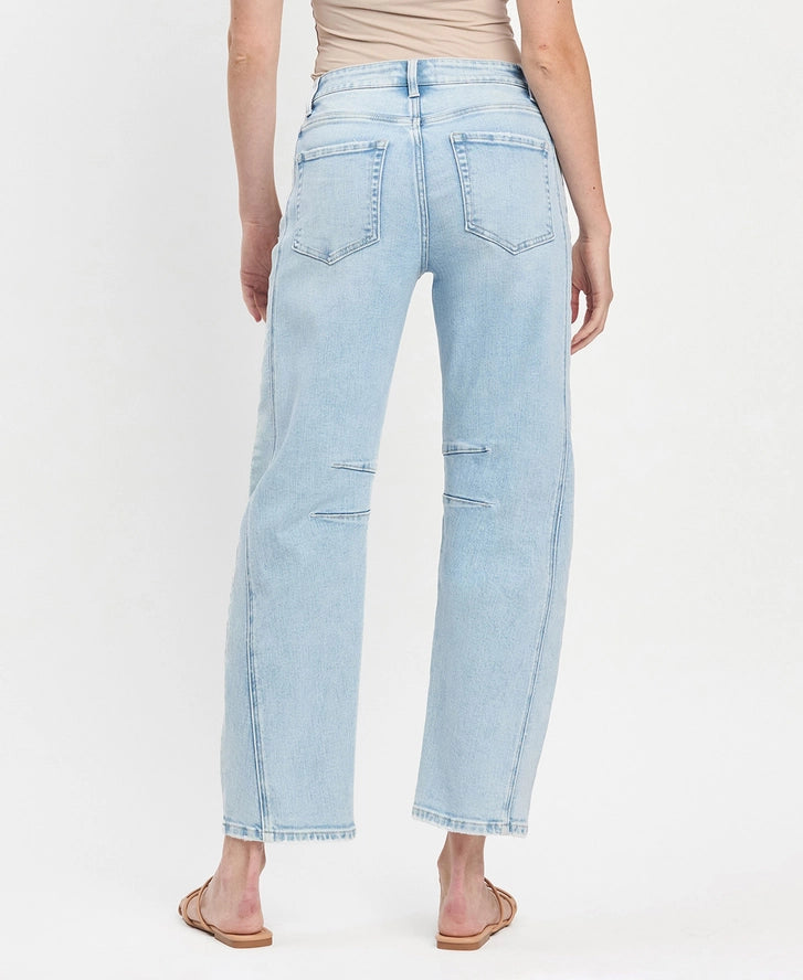 Flying Monkey high rise barrel jeans