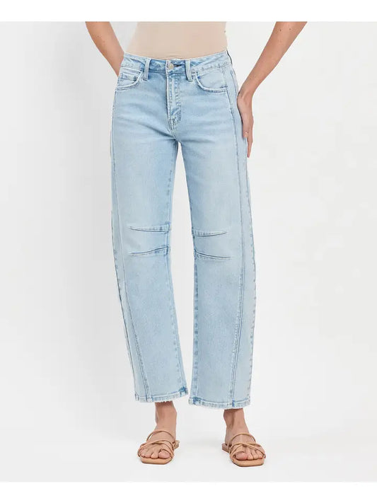 Flying Monkey high rise barrel jeans