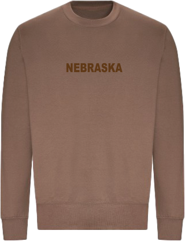 Nebraska embroidered crew