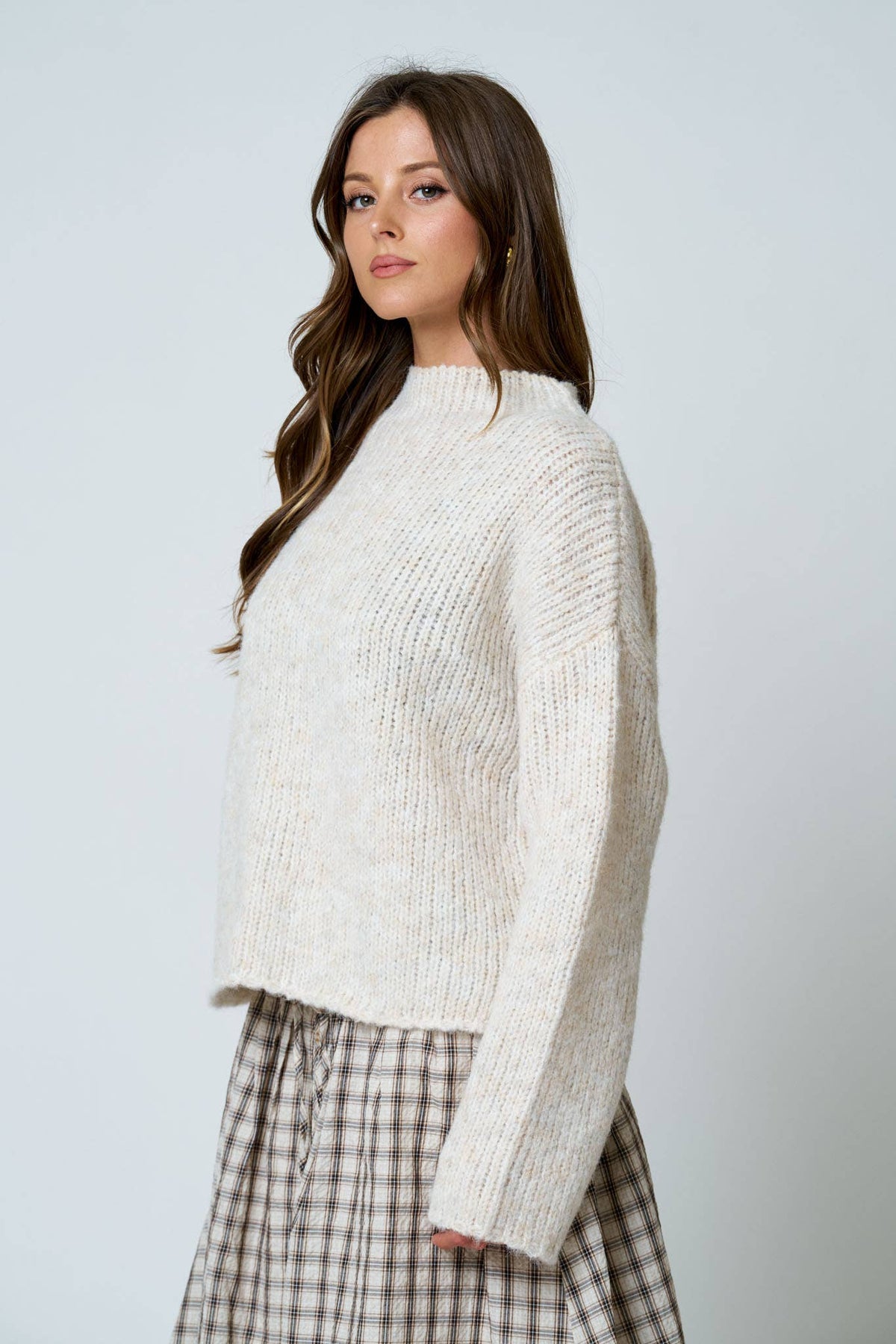 Mia mockneck oversized sweater
