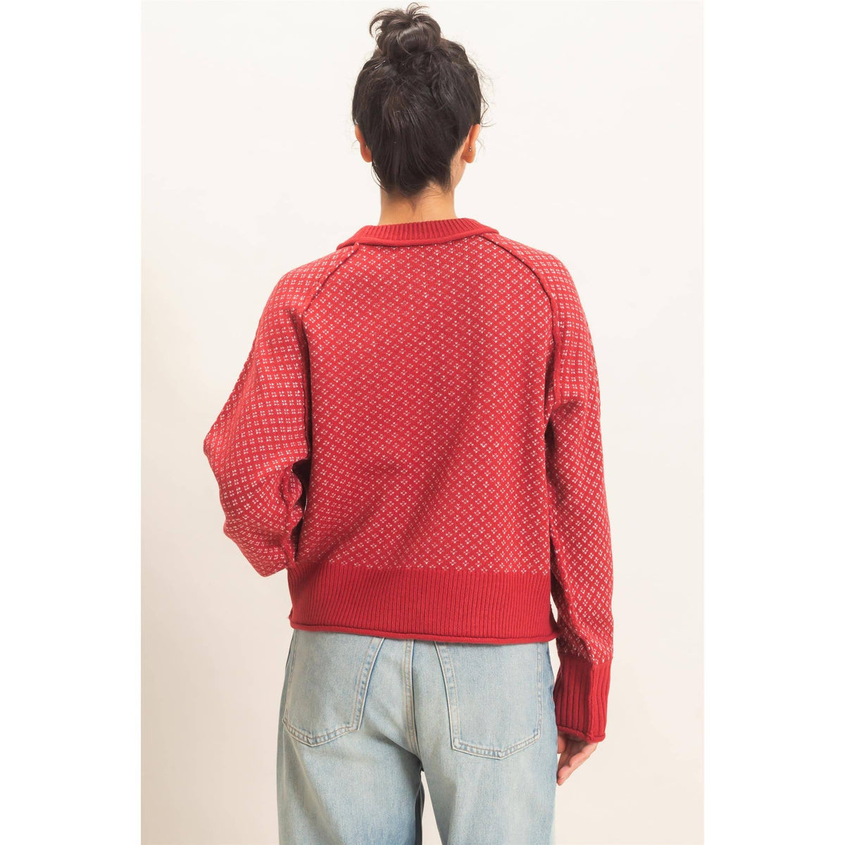 Raven Patterned Sweater