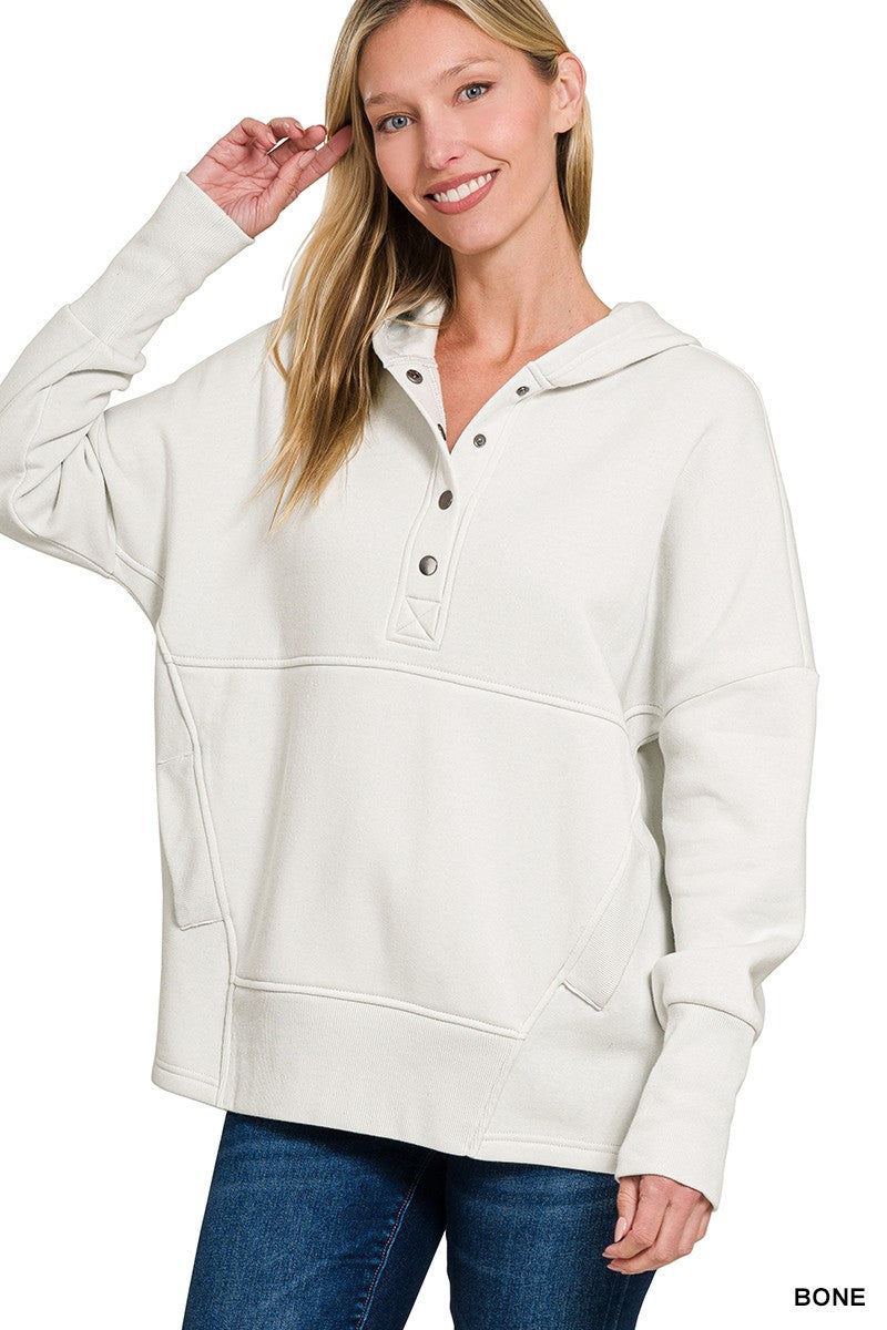 Bridget bone hooded sweatshirt