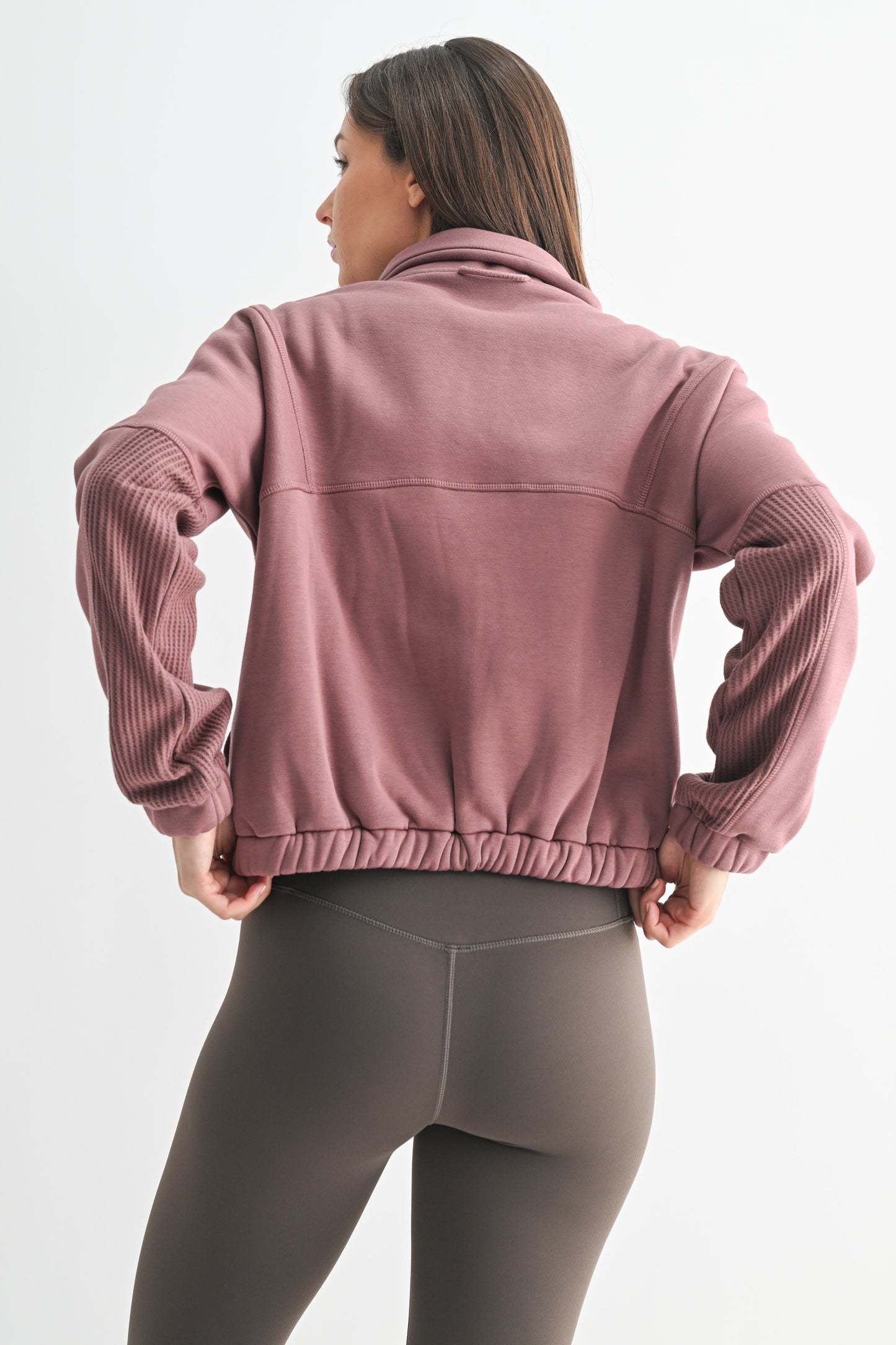 Mono b half zip
