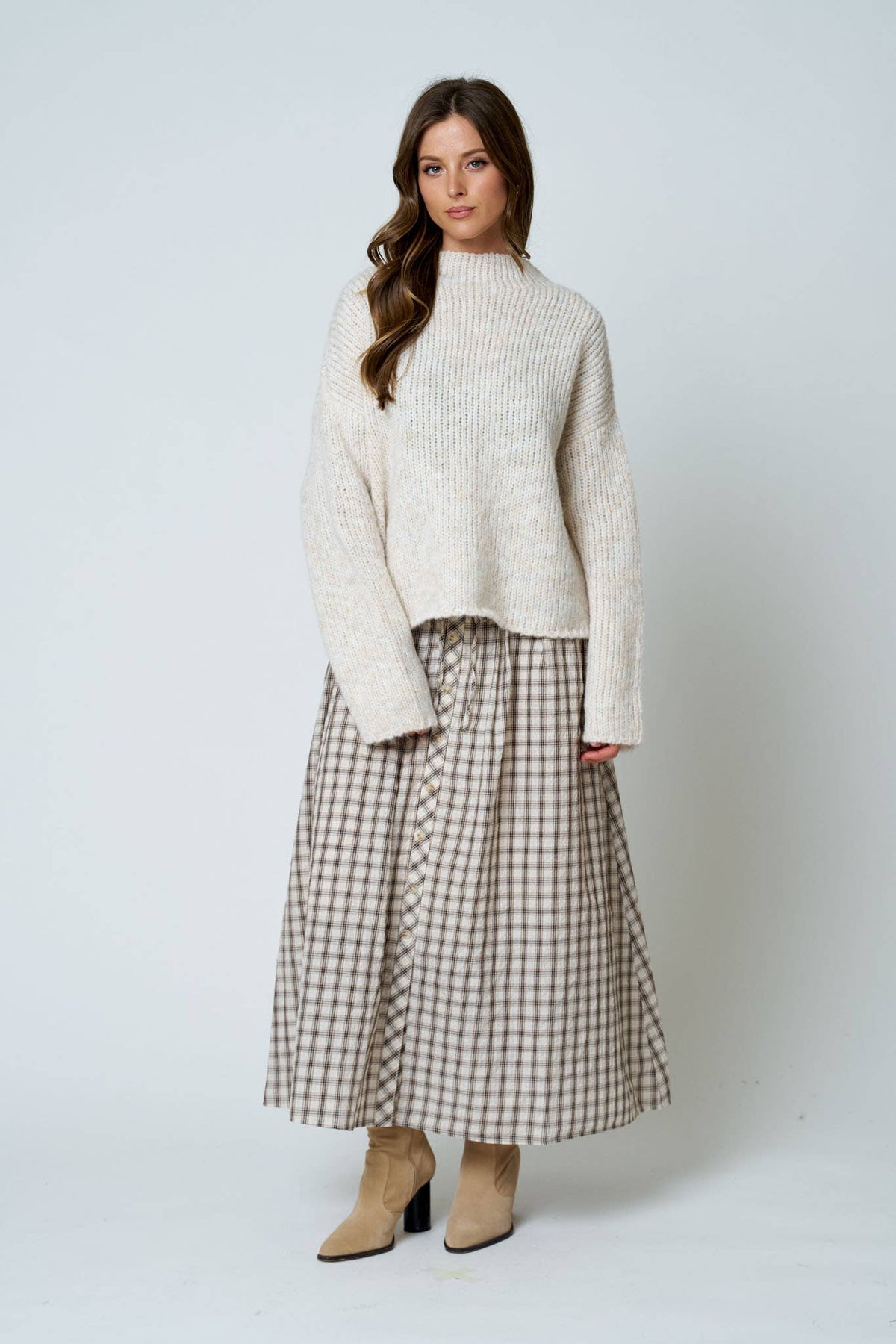 Mia mockneck oversized sweater