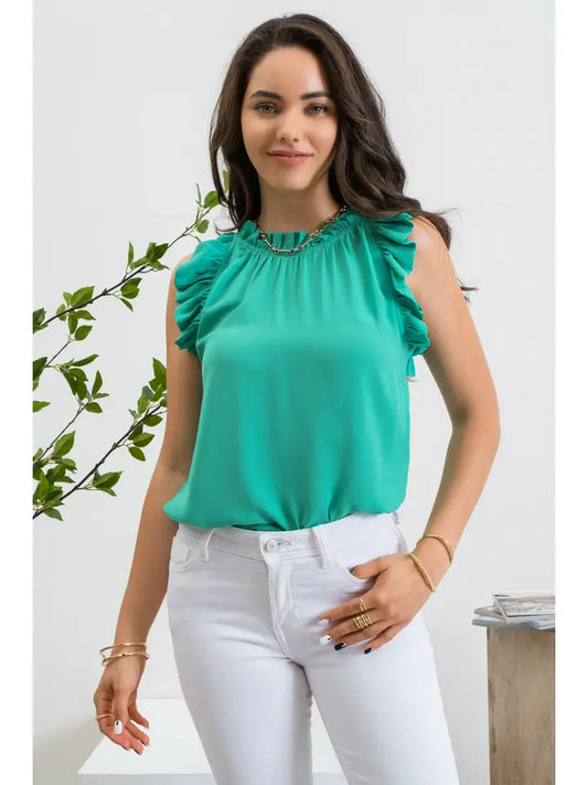 Kelly green blouse