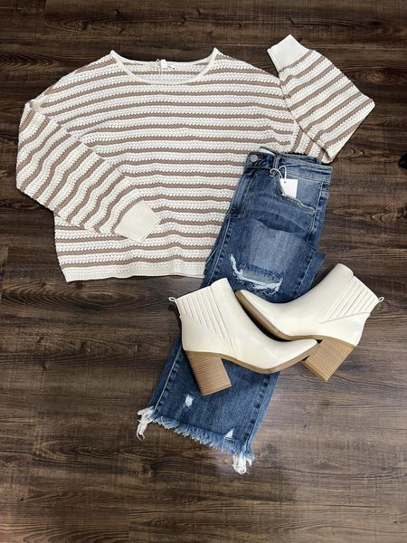 Bethany Stripped Knit Sweater