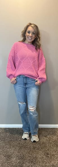 Hayden diamond pattern sweater