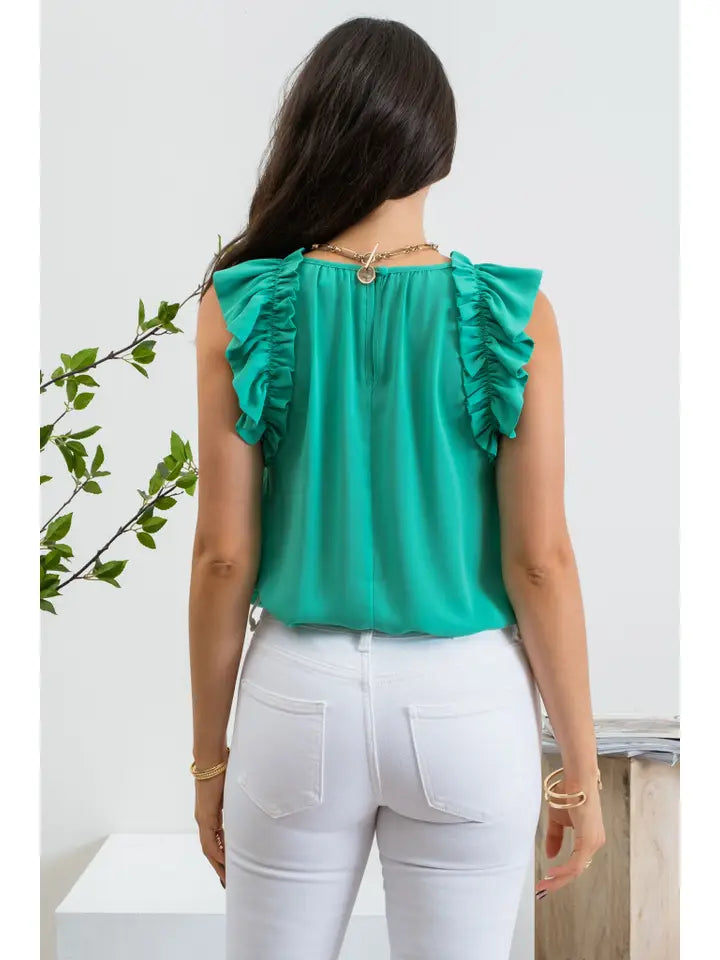 Kelly green blouse