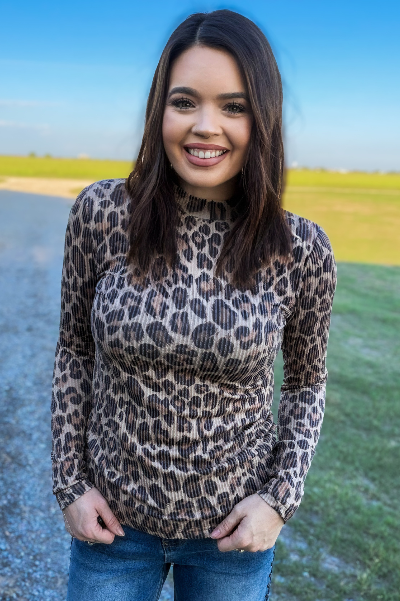 Leopard Top