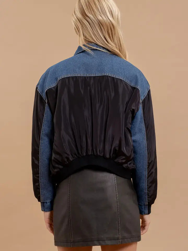 Contrast Denim Jacket