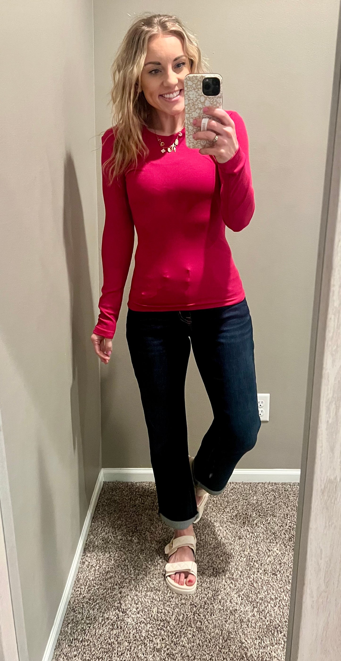 Mono b ribbed long sleeve