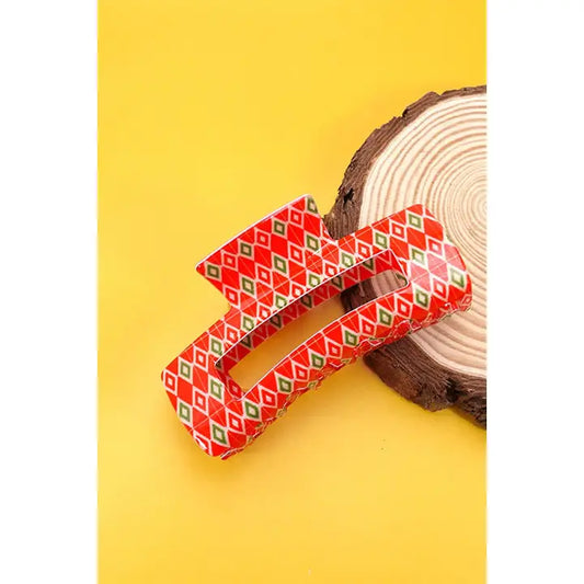 Christmas claw clips