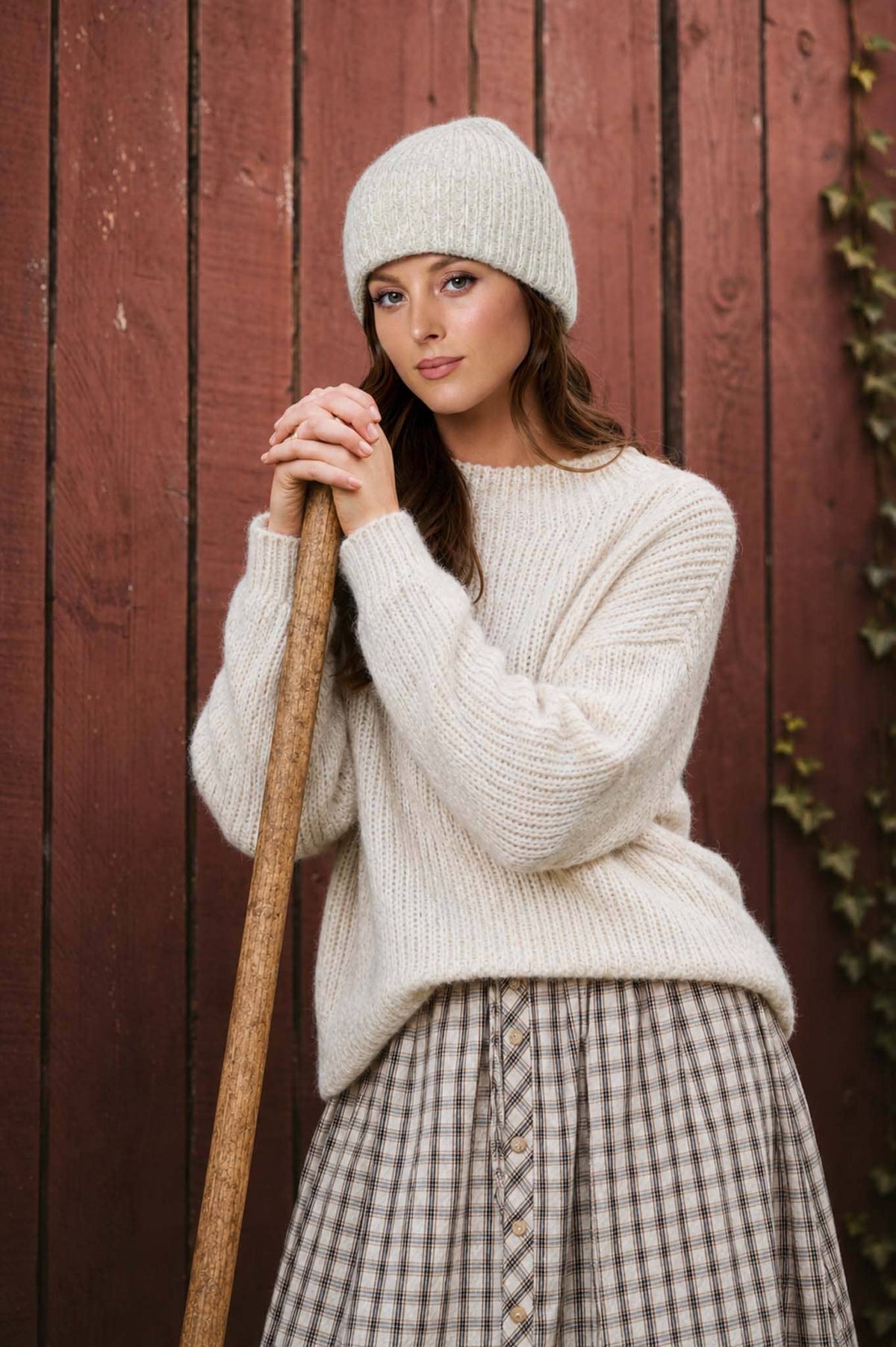 Mia mockneck oversized sweater