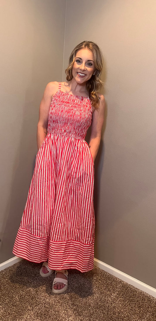 Stella striped dress