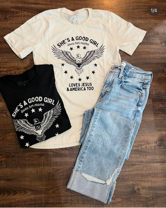 She’s a good girl tee