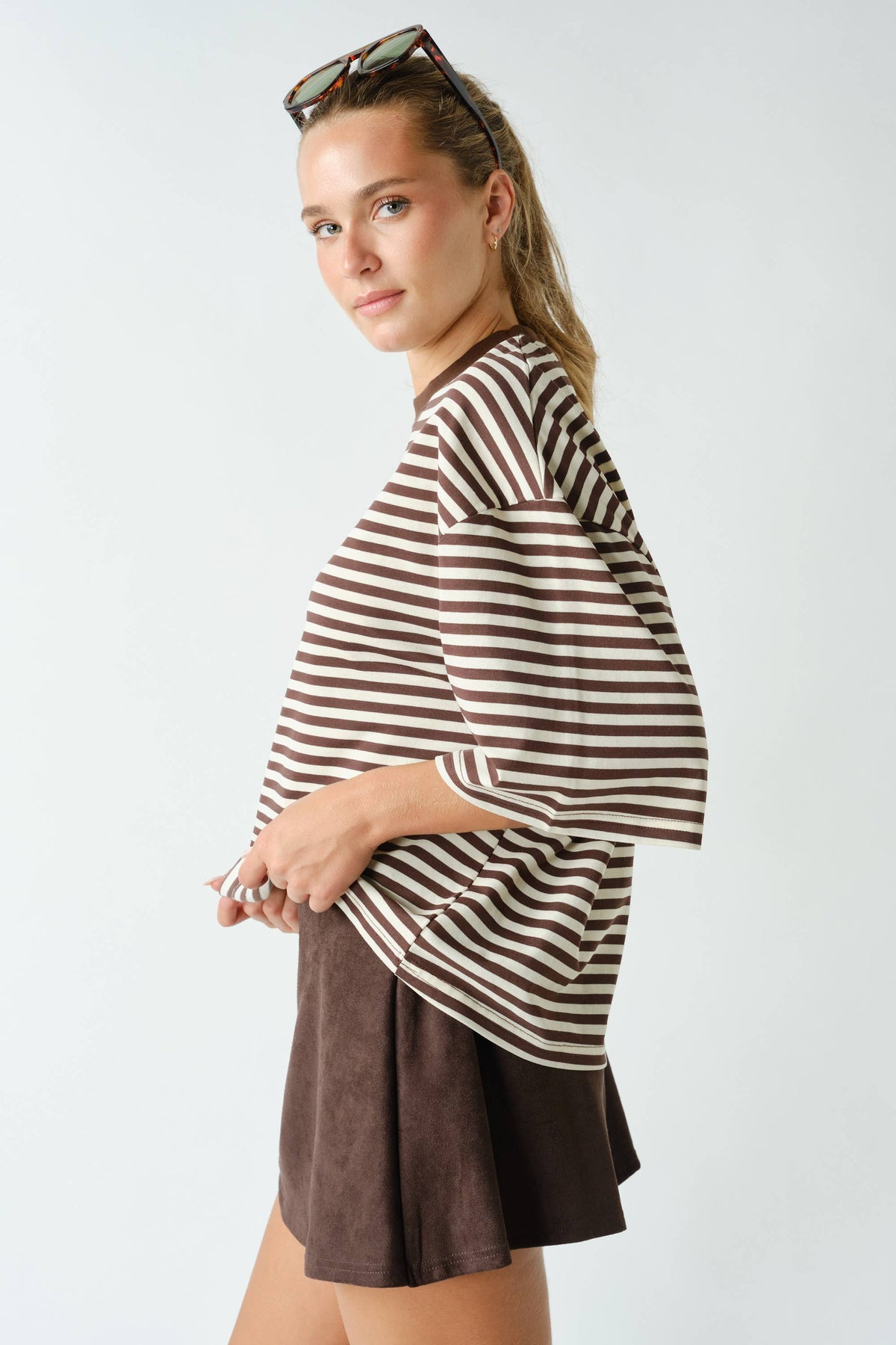 Steph Striped Tee