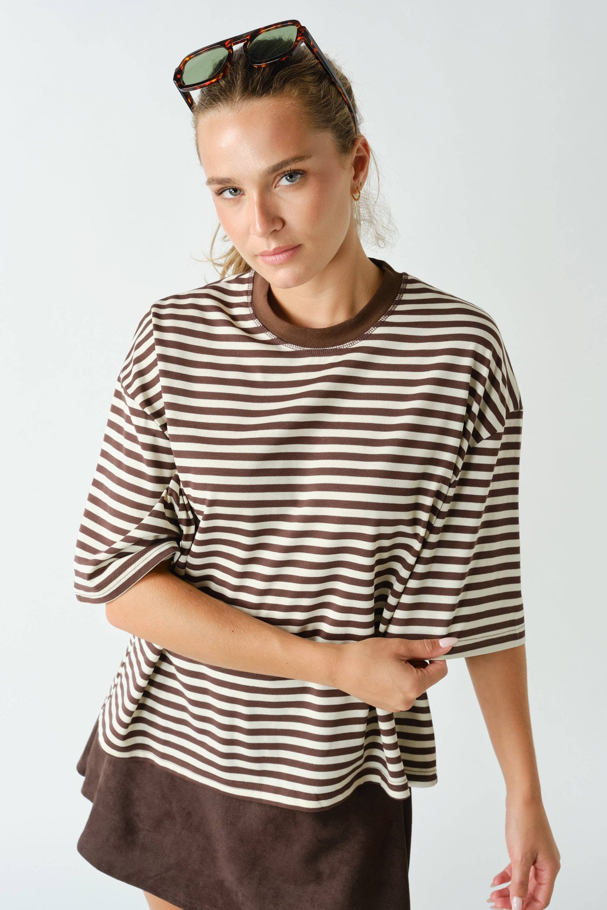 Steph Striped Tee