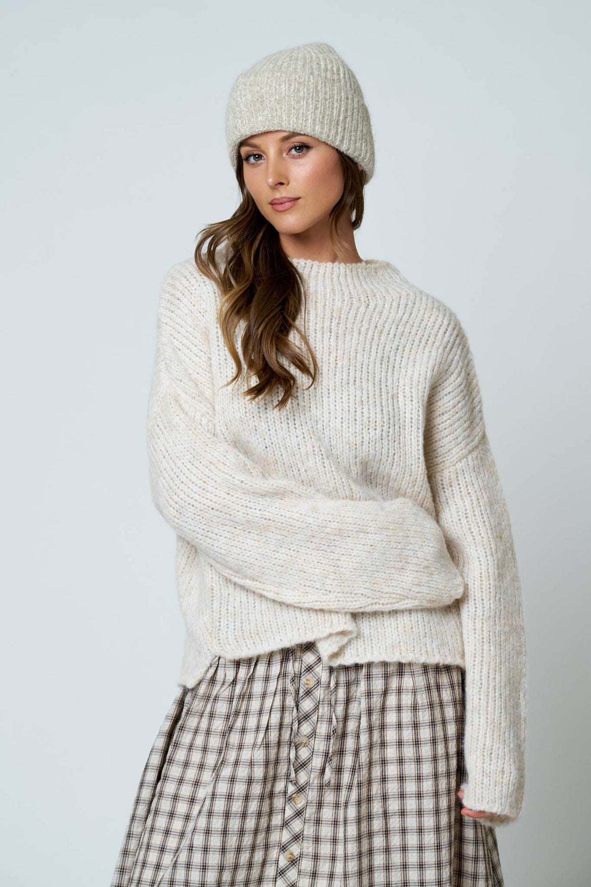 Mia mockneck oversized sweater