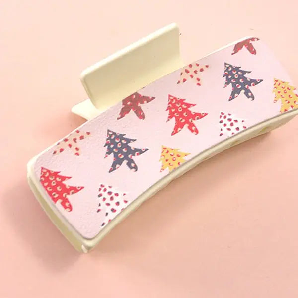 Christmas claw clips