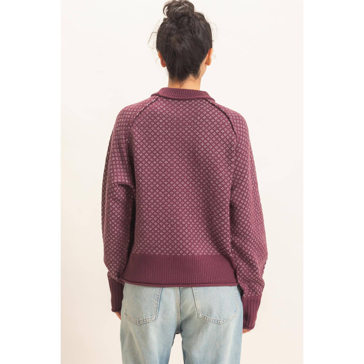 Raven Patterned Sweater