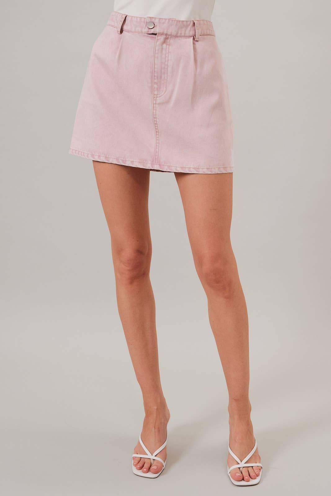 SHORTS LINED WASHED SKORT